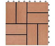 Terasinė Plytelė 22 pcs Tikmedis 30 x 30 cm MPK