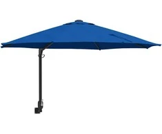 Sodo skėtis Azurblau 248 x 248 x 148 cm Poliesteris ir plienas
