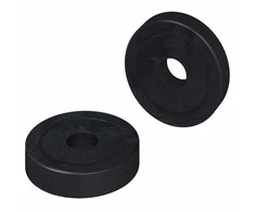 tinkamas plokščiai tarpinei 2 pcs Juoda ∅15 x 3 mm
