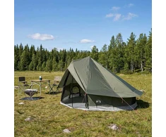 Tipi palapinė 18 asmeniui Armijos Žalia Poliesteris ir plienas