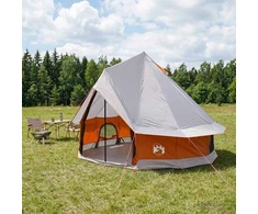 Tipi palapinė 4 asmeniui Pilka ir oranžinė