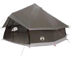 Tipi palapinė su stogu Ruda Pilka 600 x 600 x 350 cm