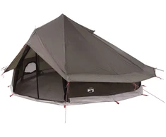 Tipi palapinė su stogu Ruda Pilka 700 x 700 x 395 cm