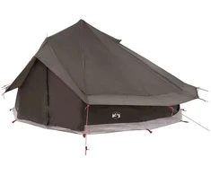 Tipi palapinė su stogu Ruda Pilka 700 x 700 x 395 cm