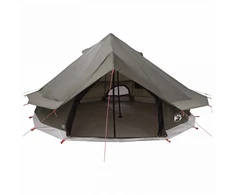 Tipi palapinė su stogu Ruda Pilka 700 x 700 x 395 cm