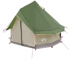 Tipi palapinė Žalia 250 x 250 cm Poliesteris ir plienas