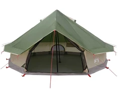 Tipi palapinė Žalia 700 x 700 x 395 cm Poliesteris ir plienas