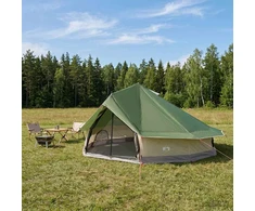 Tipi palapinė 20 asmeniui Žalia Poliesteris ir plienas