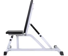 Treniruočių suoliukas su štanga ir hantelių rinkiniu, 60,5kg