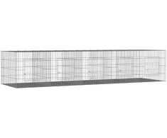 Triušių narvas, 5 segmentai, 273x79x54cm, galvanizuota geležis