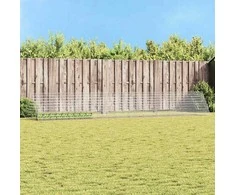 Triušių narvas Sidabro 650 x 100 x 85 cm Cinkuota plienas