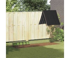 Triušių narvas Sidabro 300 x 100 x 210 cm Cinkuota plienas