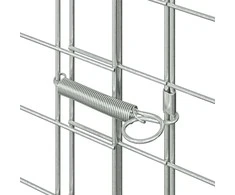 Triušių narvas Sidabro 100 x 100 x 210 cm Cinkuota plienas