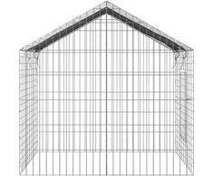 Triušių narvas Sidabro 100 x 78 x 78 cm Cinkuota plienas