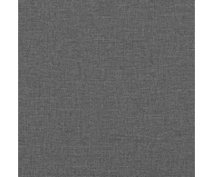 Trivietė sofa, tamsiai pilka, 220x78x80 cm, audinys