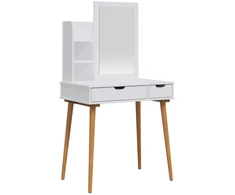 Tualetės rinkinys FAUSKE 3 vnt. Balta 76 x 50 x 143 cm