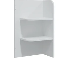 Tualetės rinkinys FAUSKE 4 vnt. Balta 76 x 50 x 143 cm