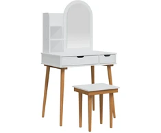 Tualetės rinkinys FAUSKE 4 pcs Balta 76 x 50 x 143 cm