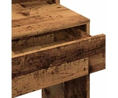 tualetinis staliukas su LED Old Wood 74,5x40x141 cm