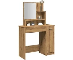 tualetinis staliukas su veidrodžiu Artisan ąžuolas