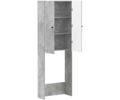 Tualeto spintelė ALKMAAR Betono pilka 66 x 25,5 x 190 cm