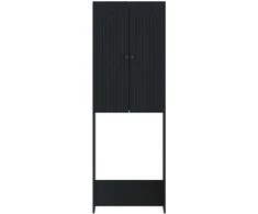 Tualeto spintelė ALKMAAR Juoda 66 x 25,5 x 190 cm