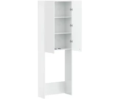 Tualeto spintelė ARNHEM Itin blizgi balta 66 x 25,5 x 190 cm