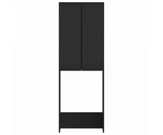 Tualeto spintelė ARNHEM Juoda 66 x 25,5 x 190 cm