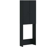 Tualeto spintelė BREDA Juoda 66 x 25,5 x 190 cm