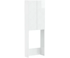 Tualeto spintelė DELFT Itin blizgi balta 66 x 25,5 x 190 cm