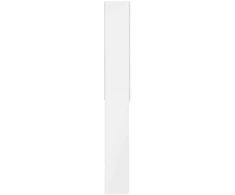 Tualeto spintelė DELFT Itin blizgi balta 66 x 25,5 x 190 cm