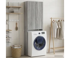 Tualeto spintelė DELFT Pilka Sonoma 66 x 25,5 x 190 cm