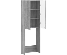 Tualeto spintelė DELFT Pilka Sonoma 66 x 25,5 x 190 cm