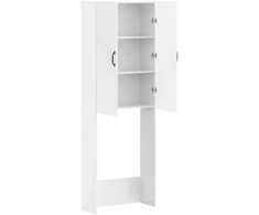 Tualeto spintelė HAARLEM Itin blizgi balta 66 x 25,5 x 190 cm