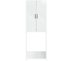 Tualeto spintelė HAARLEM Itin blizgi balta 66 x 25,5 x 190 cm
