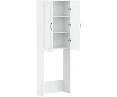 Tualeto spintelė UTRECHT Itin blizgi balta 66 x 25,5 x 190 cm