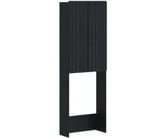 Tualeto spintelė ZWOLLE Juoda 66 x 25,5 x 190 cm