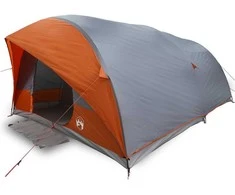 Tunelinė palapinė Pilka ir oranžinė 500 x 348 x 200 cm tafta