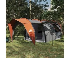 Tunelinė palapinė Pilka ir oranžinė 562 x 265 x 216 cm