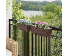 Turėklas 2 pcs 50 x 17 x 17 cm Metalas