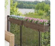 Turėklas 2 pcs 80 x 17 x 17 cm Metalas