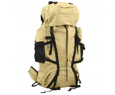 Turistinė kuprinė, chaki, 60L, oksfordo audinys