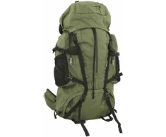 Turistinė kuprinė, uniformnė žalia, 100L, oksfordo audinys