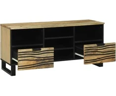 TV staliukas TV vienetai su stalčių Ruda 100 x 33 x 46 cm Apdirbta mediena