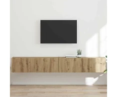 TV staliukas TV sieninė spintelė 2 vnt. Meistrų ąžuolas Apdirbta mediena
