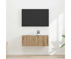TV staliukas TV sieninė spintelė 2 vnt. Meistrų ąžuolas Apdirbta mediena
