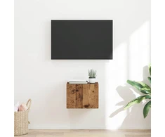 TV staliukas TV sieninė spintelė 39 x 31 x 29,5 cm Senovinis medis