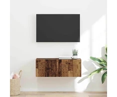 TV staliukas TV sieninė spintelė 78,5 x 30 x 29,5 cm Sendintos medienos