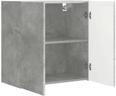 TV staliukas TV sieninio kabineto komplektas 6 pcs Betono pilka