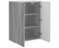 TV staliukas TV sieninio kabineto komplektas 6 pcs Pilkas Sonoma